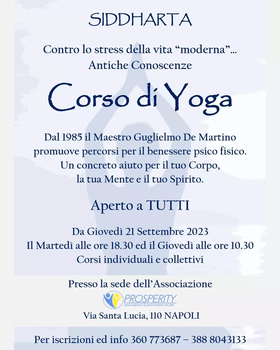 Corso di Yoga a Prosperity